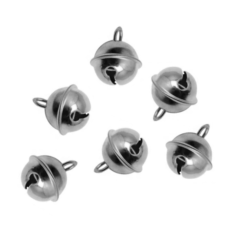 Glöckchen silber 20mm 10 Stück